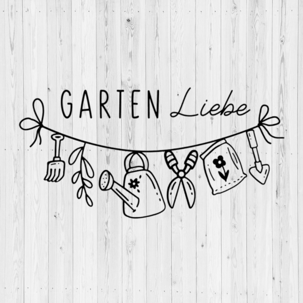 Vinyl Sticker Gartenliebe